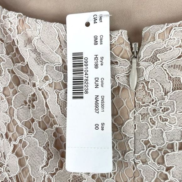 J. Crew Off The Shoulder Lace Dress. Size 00. New with Tags. - Picture 13 of 16